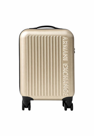 VALIGIA TROLLEY BAGAGLIO A MANO ARMANI EXCHANGE XW002233 AF30338 F1020 LIGHT GOLD