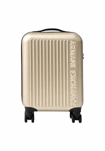 VALIGIA TROLLEY BAGAGLIO A MANO ARMANI EXCHANGE XW002233 AF30338 F1020 LIGHT GOLD