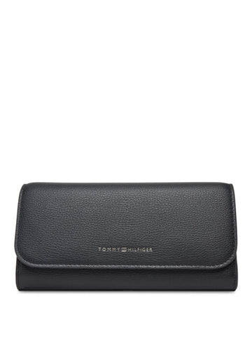 PORTAFOGLIO DONNA TOMMY HILFIGER AW0AW17734 BDS NERO