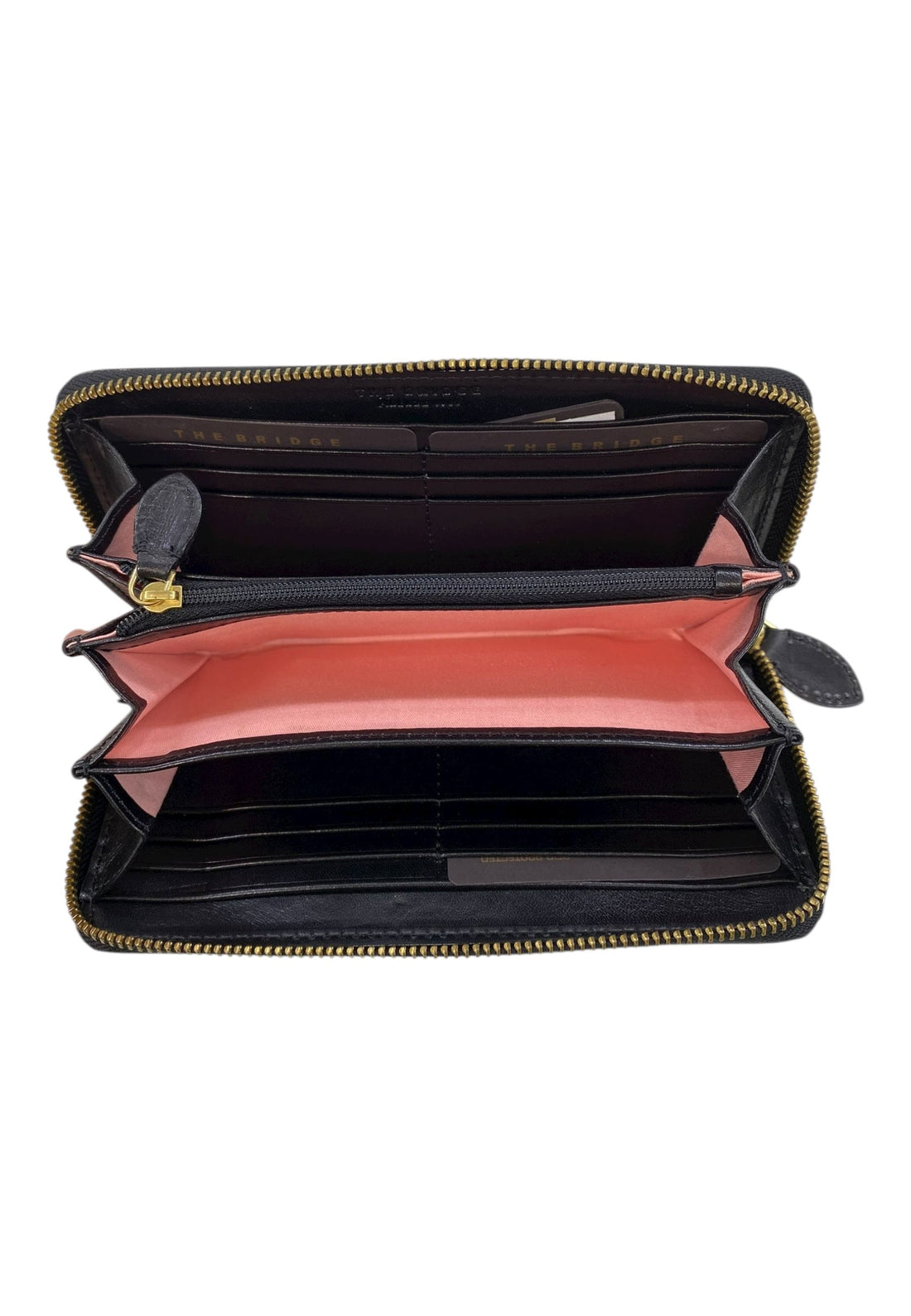 PORTAFOGLIO DONNA ZIP AROUND THE BRIDGE ISABELLA 01743501 30 NERO