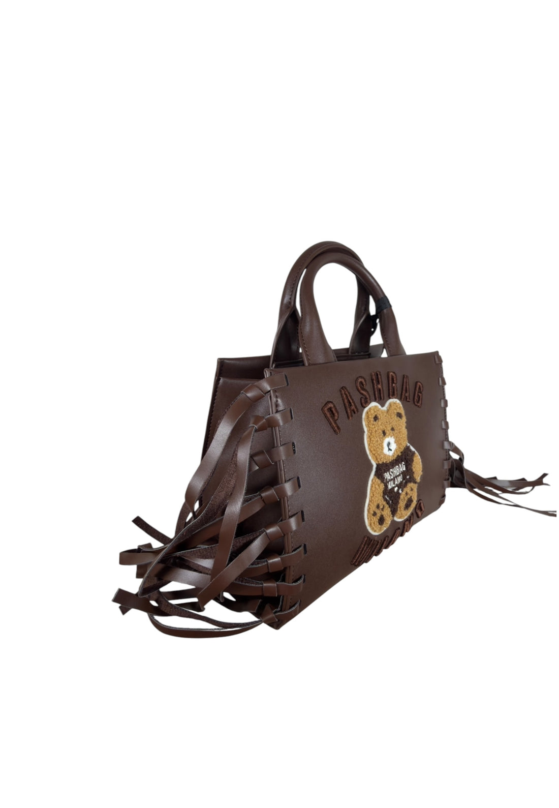 BORSA A MANO E TRACOLLA PICCOLA PASHBAG MINI MARGE 20149 SHEPHERD PURE BROWN