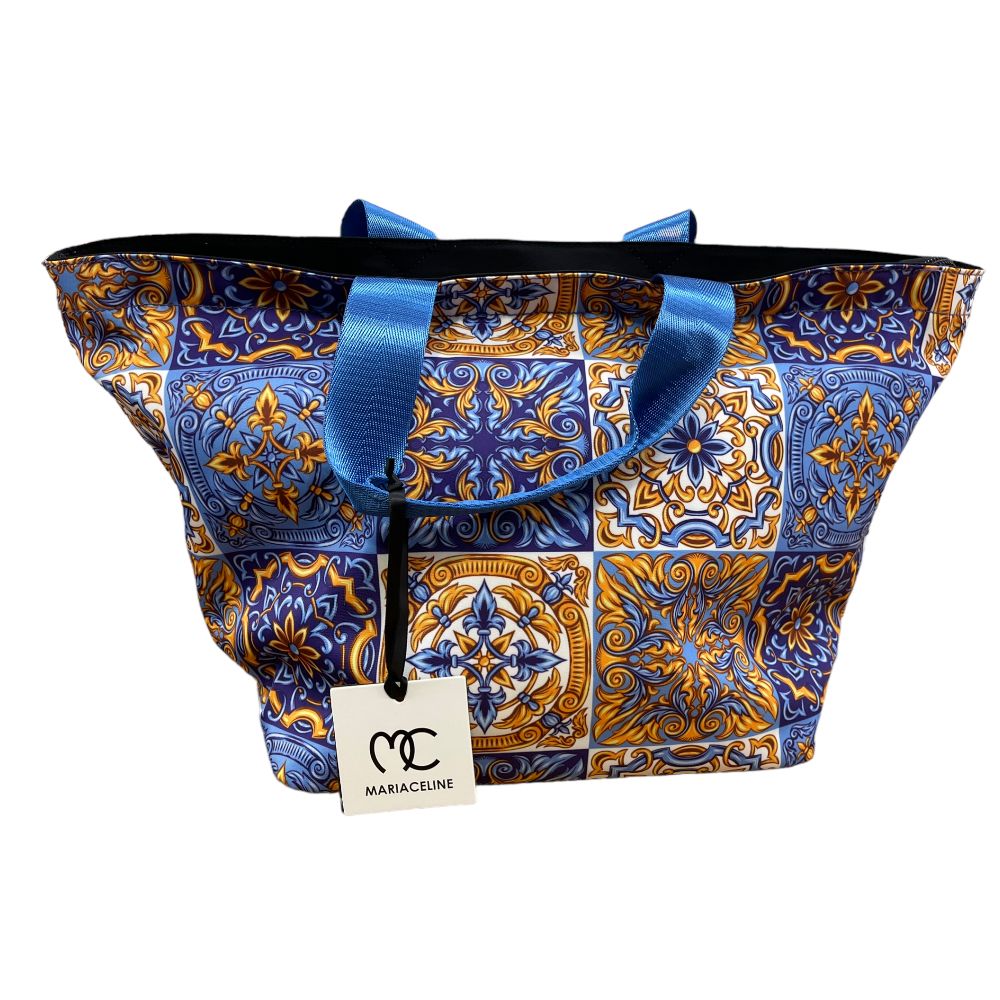 MARIA CELINE MEDIUM BEACH BAG MC3616-2 BLUE