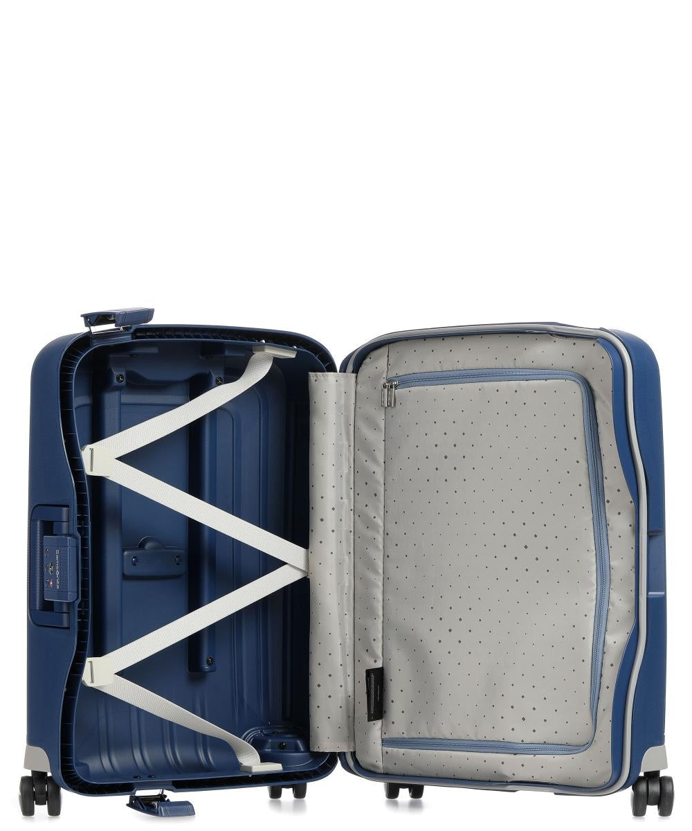 VALIGIA TROLLEY BAGAGLIO A MANO SAMSONITE S'CURE 49539 DARK BLUE 55 CM