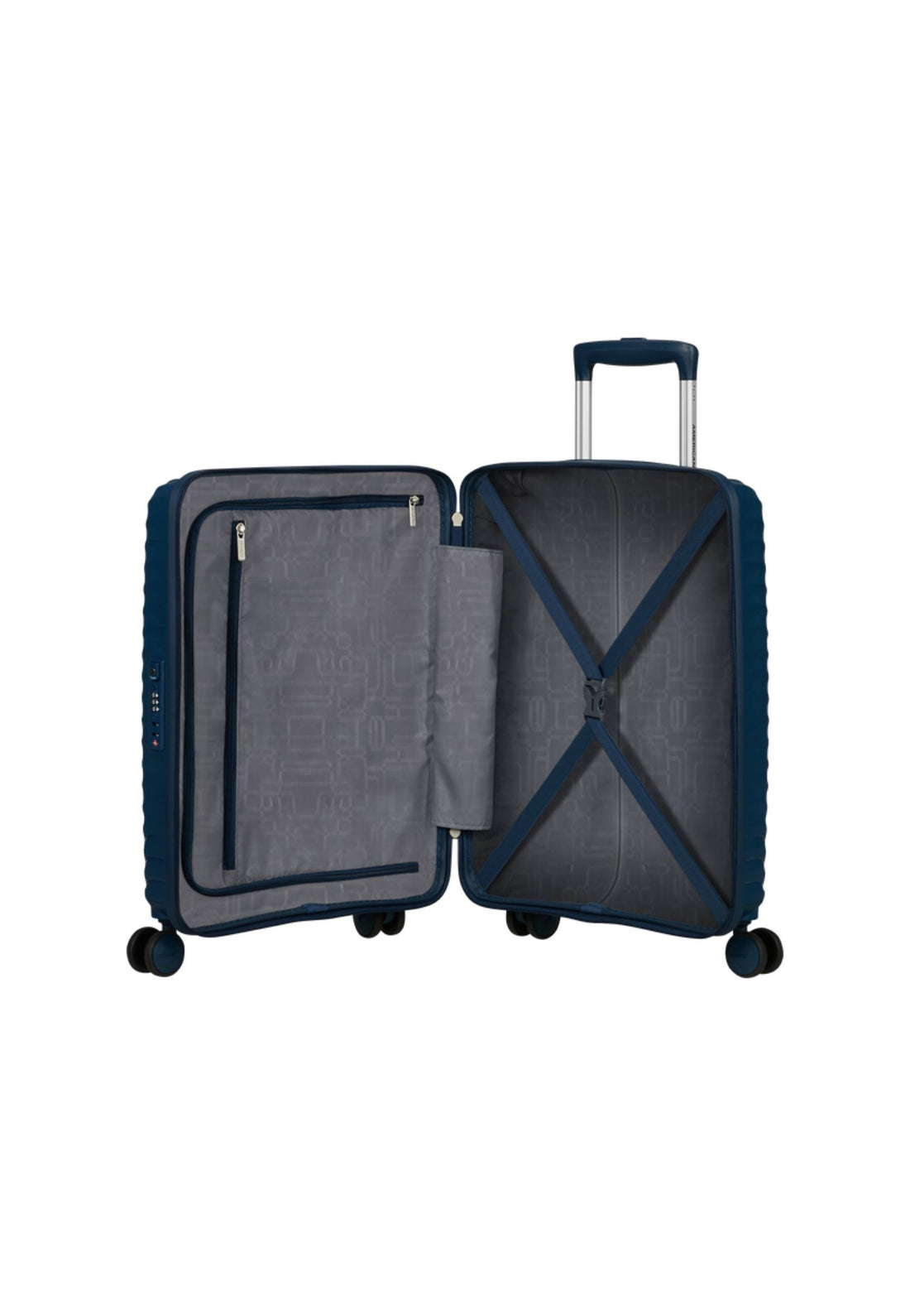 VALIGIA BAGAGLIO A MANO AMERICAN TOURISTER DIABLAST 159573 DARKWAVE BLUE