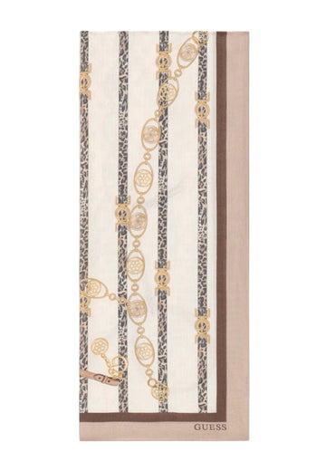 PASHMINA GUESS DONNA RETTANGOLARE AW5532VIS03 LIGHT TAUPE