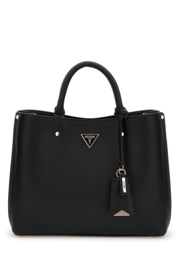 BORSA A MANO E TRACOLLA DONNA GUESS MERIDIAN II BG697406 BLACK