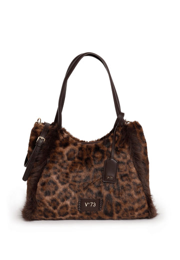 BORSA A SPALLA DONNA GRANDE V73 SMERALDO 73BSA4I02 LEO CAFFè MULTI