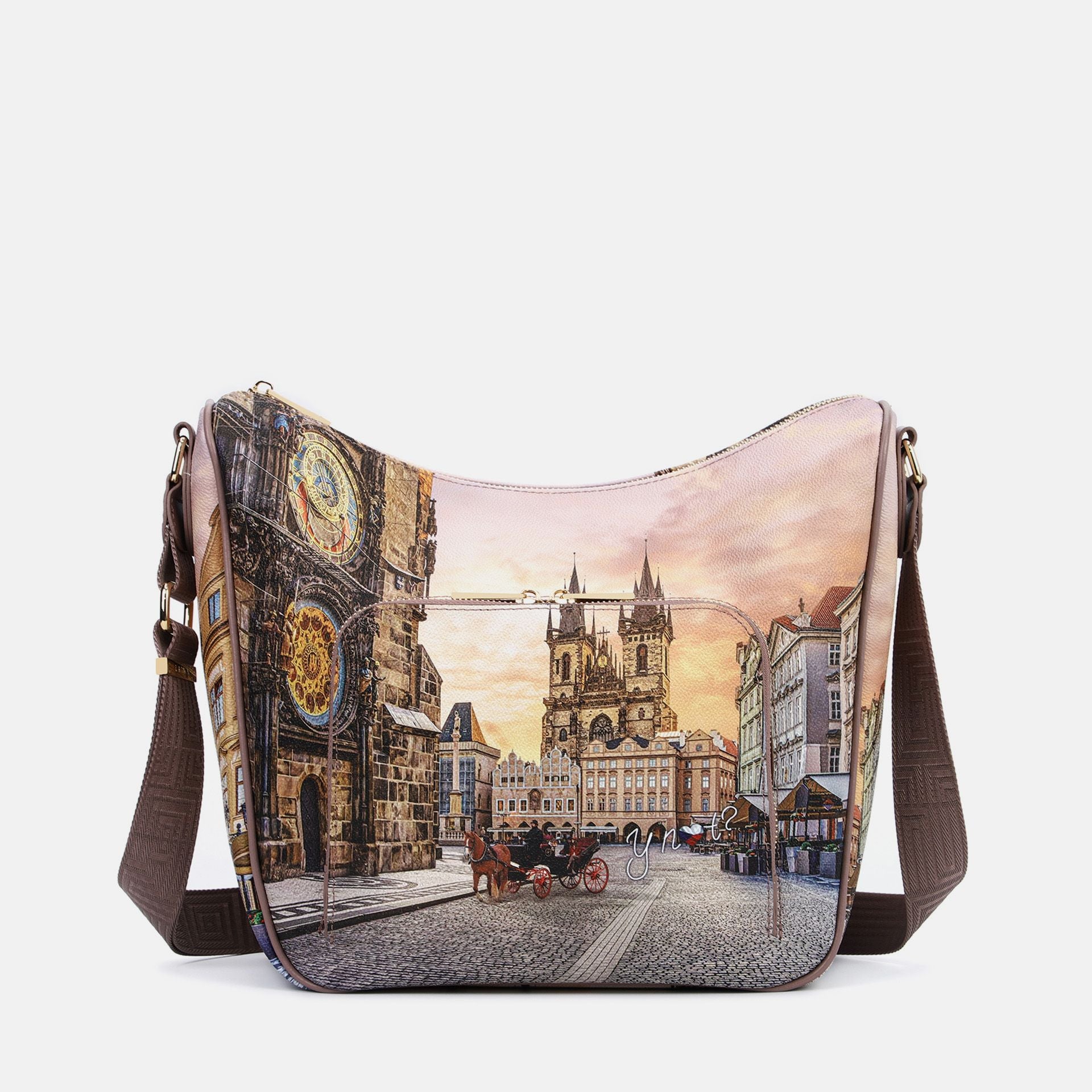 BORSA A TRACOLLA YNOT YES-646F6 ASTRO CLOCK