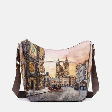 BORSA A TRACOLLA YNOT YES-646F6 ASTRO CLOCK