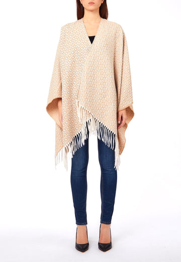 PONCHO DONNA LIU-JO 2F6038_T2742 00192 BURRO