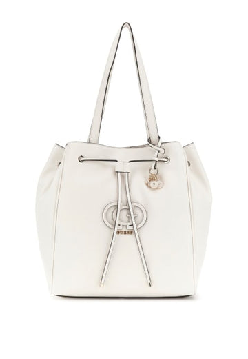 BORSA SECCHIELLO A SPALLA GUESS CALEBRA BG953623 OFF WHITE