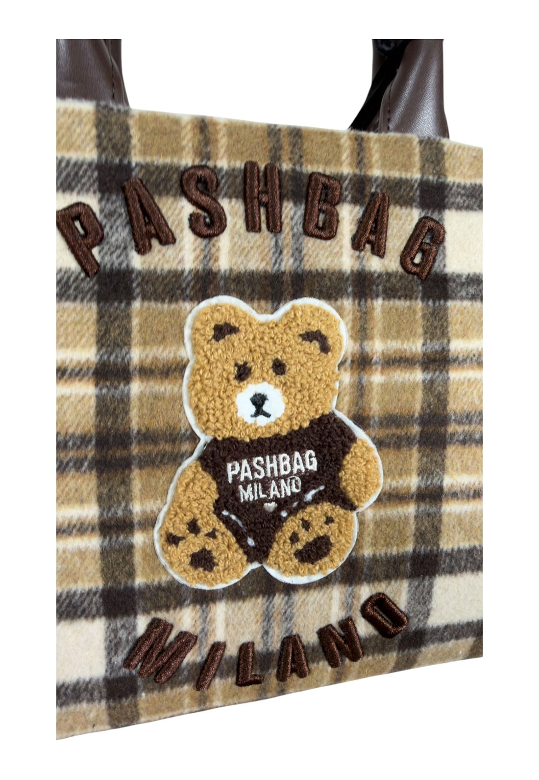 BORSA A MANO E TRACOLLA PASHBAG MARGE 20142 SHEPHERD YARD BEIGE