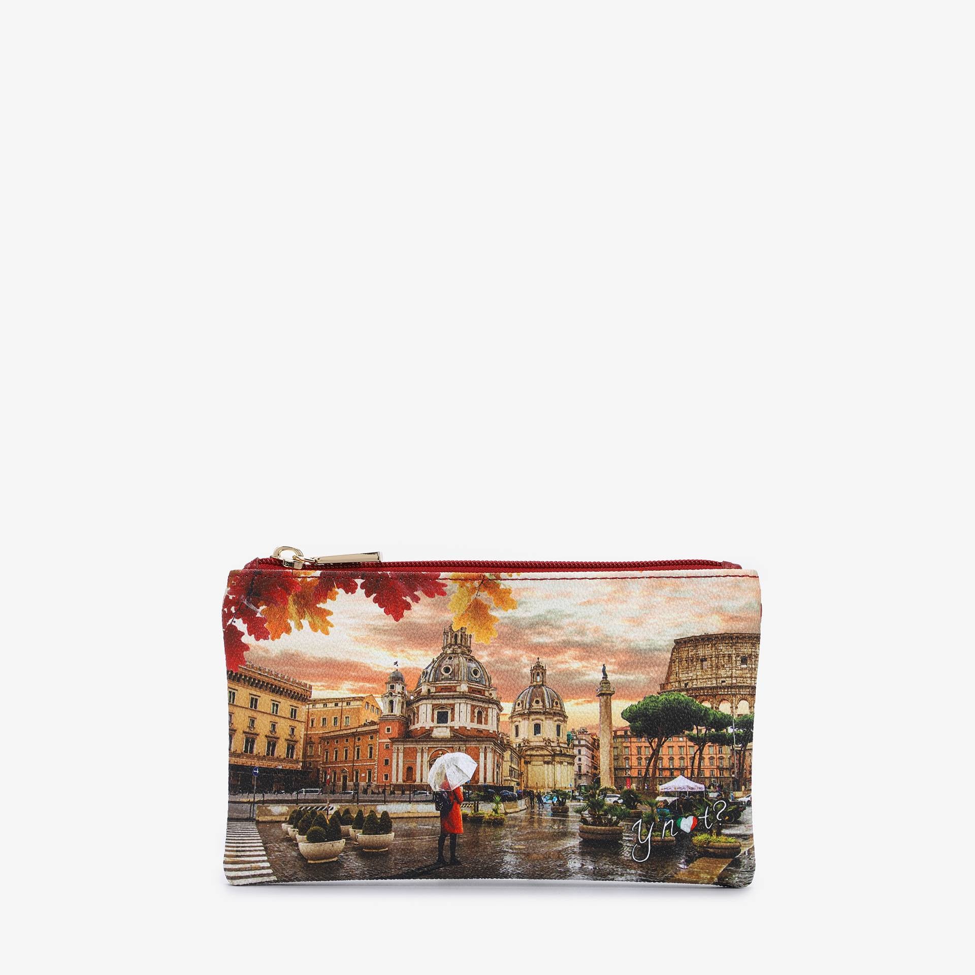 NECESSAIRE BUSTINA RETTANGOLARE MEDIA YNOT YES-341F5 ROME RAINING