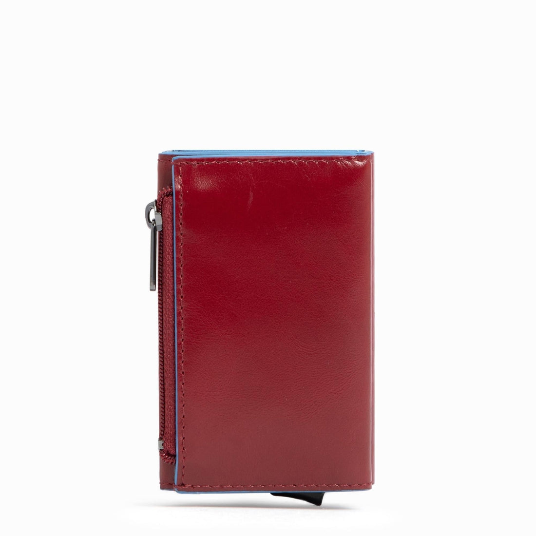 PORTAFOGLIO PIQUADRO PORTACARTE+BANCANOTE+MONETE  BLUE SQUARE  PP5585B2BLR ROSSO