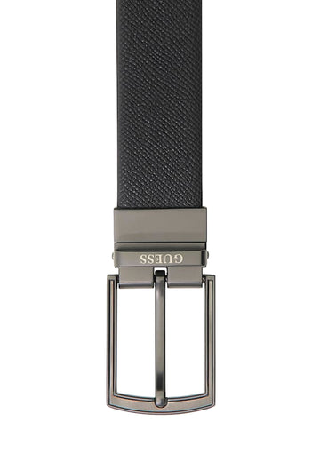 CINTURA GUESS UOMO REVERSIBILE BM7823P5335 BLACK