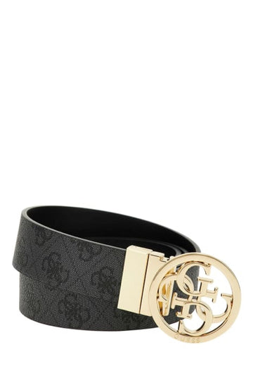 CINTURA GUESS DONNA REVERSIBILE BW9166P4235 COAL LOGO