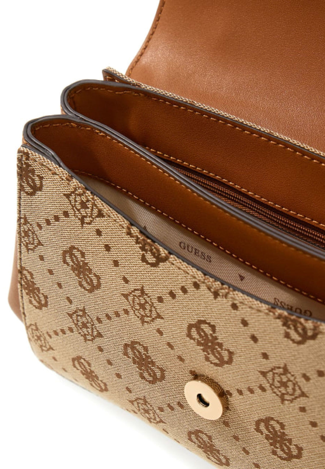 BORSA DONNA TRACOLLINA GUESS MELINDA LOGO JP990220 LATTE LOGO