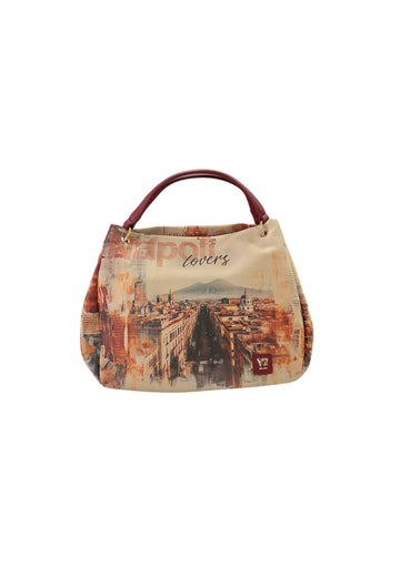 BORSA A MANO E TRACOLLA  DONNA YNOT CPD-003F7 NAPOLI POP