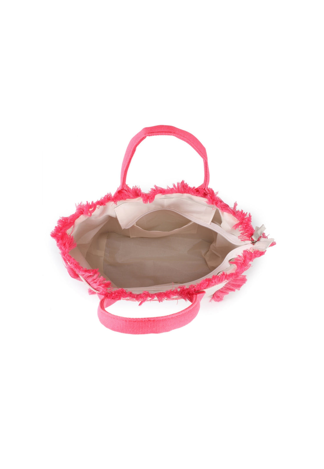 BORSA DA MARE A MANO MEDIA MARIA CELINE MC5303-2 YELLOW-FUCSIA