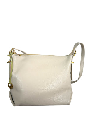 BORSA A TRACOLLA IN PELLE PELLETTERIA VENETA D26124 BEIGE