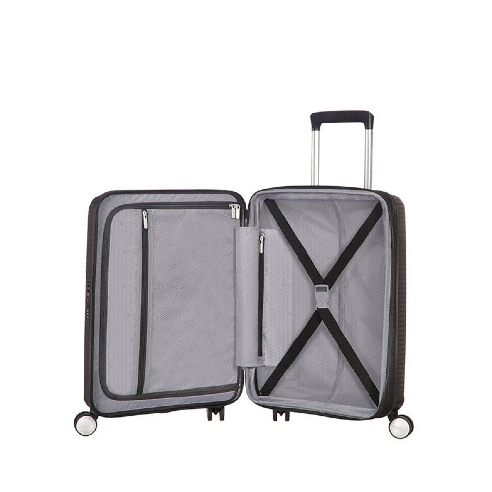 VALIGIA BAGAGLIO A MANO AMERICAN TOURISTER SOUNDBOX RIGIDO 88472  NERO 55CM