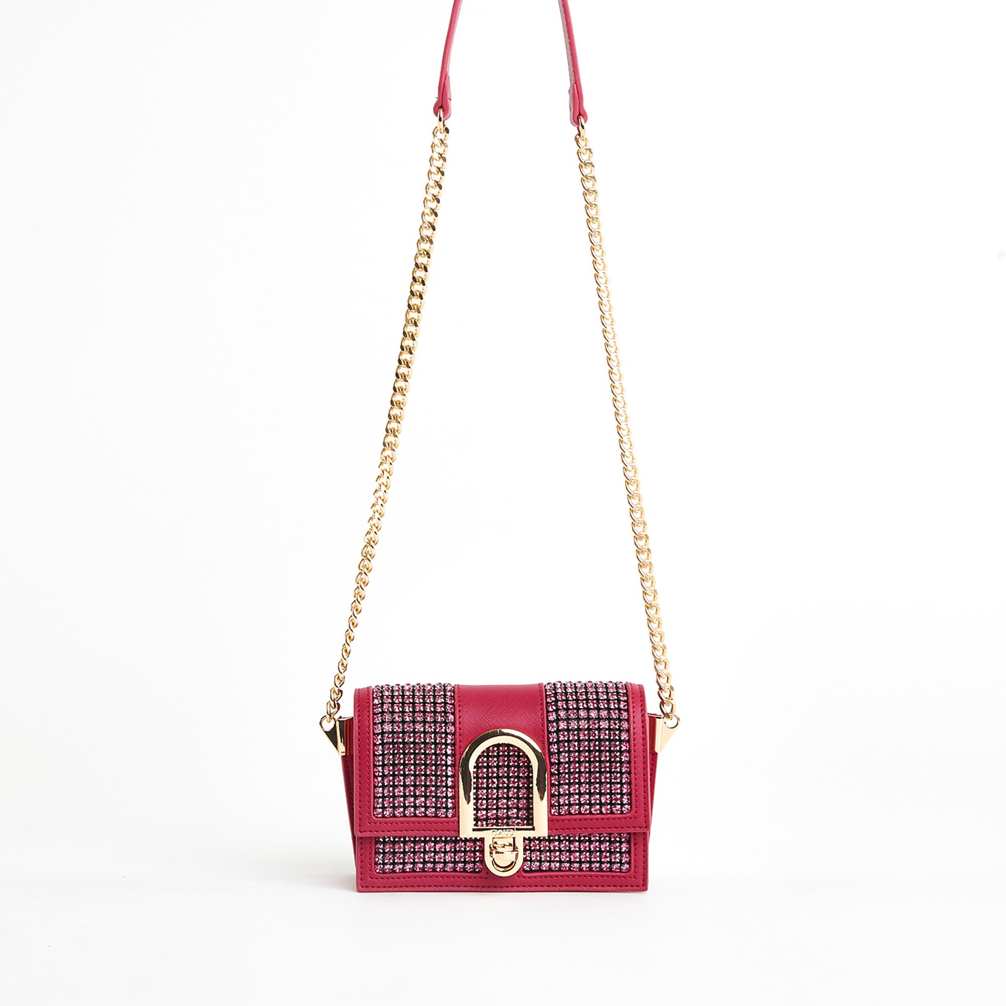 BORSA TRACOLLINA GAUDì ELEONORA STRASS V4AE-11630 FUXIA