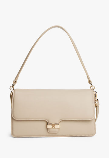 BORSA A SPALLA DONNA TOMMY HILFIGER AW0AW18029 RBT BEIGE
