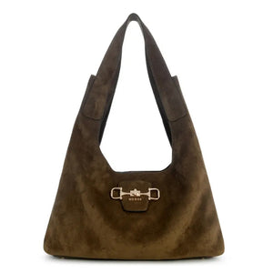 BORSA A SPALLA HOBO DONNA GUESS SUNSET SG231402 ESPRESSO