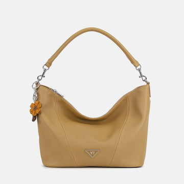 BORSA A SPALLA GRANDE YNOT FEE-008S6 TAN