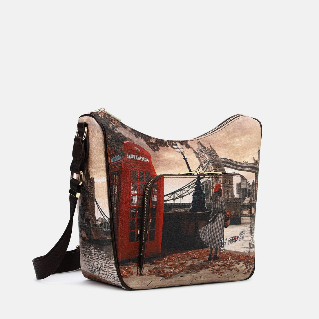 BORSA A TRACOLLA YNOT YES-646F6 LONDON BRIDGE