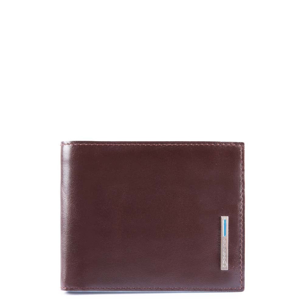 PIQUADRO SMALL WALLET WITH COINS PU4188B2R BROWN