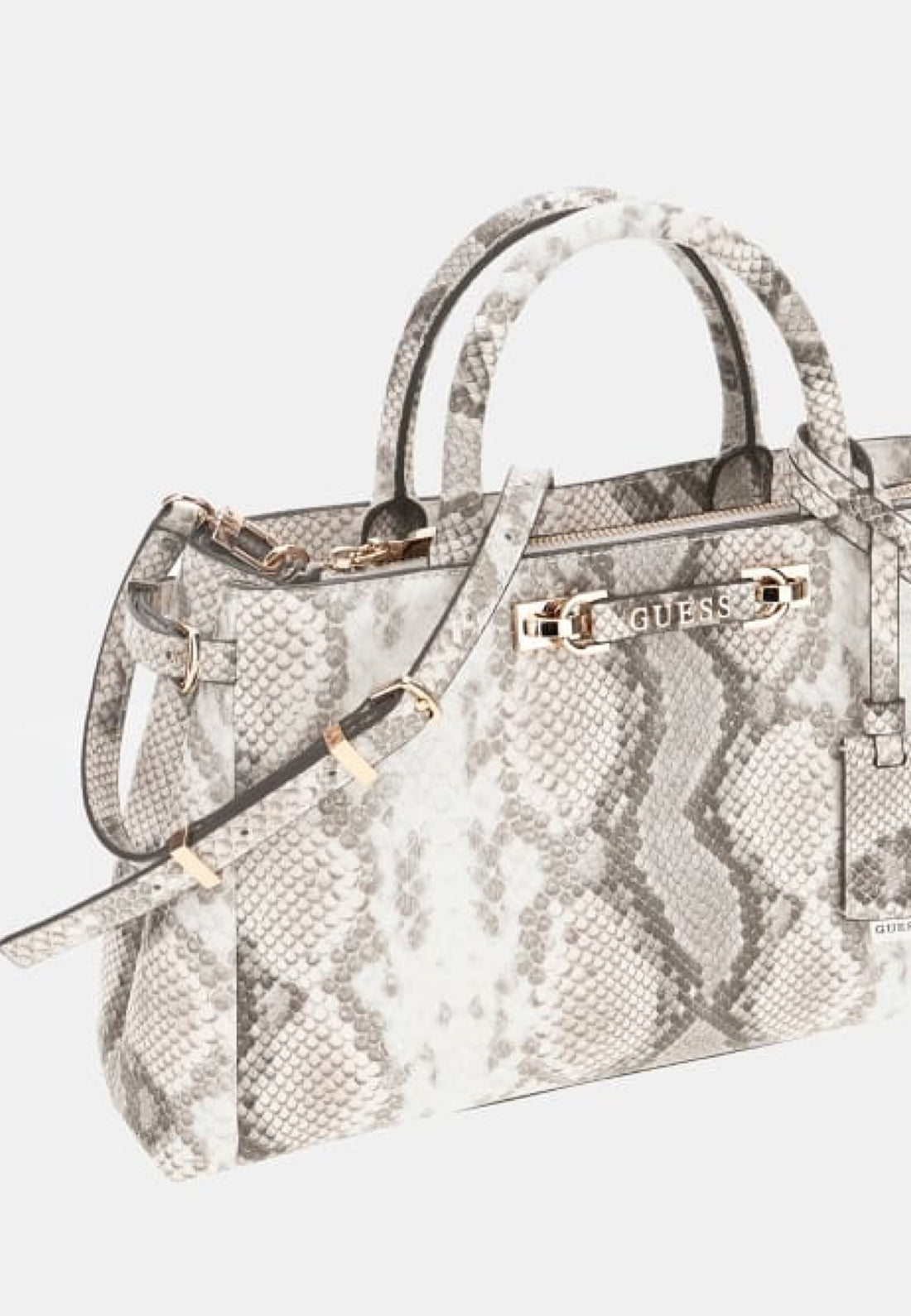 BORSA A MANO E TRACOLLA GUESS LEFIA KG964406 NATURAL