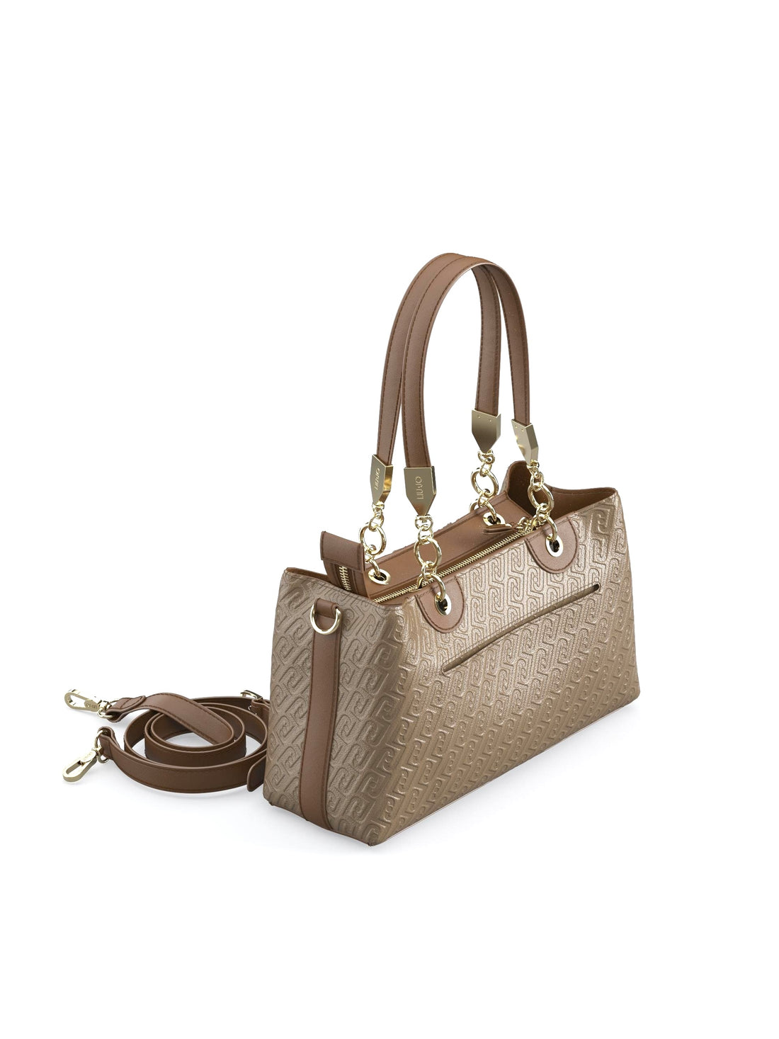 BORSA A MANO E TRACOLLA MEDIA LIU-JO EMATITE AF6103_E1141 71409 MOCHA