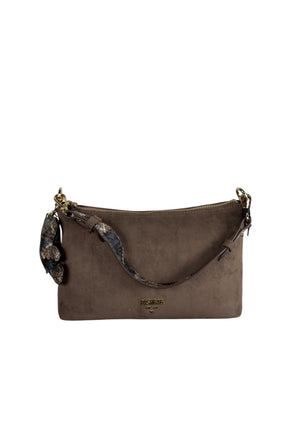 BORSA A SPALLA E TRACOLLA  PASHBAG YLENIA 20252 MARRONE