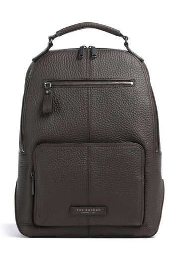 ZAINO UOMO THE BRIDGE MANFREDI 064716QQ 01Y MARRONE