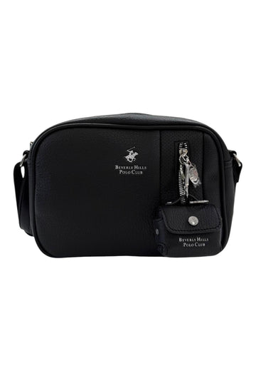 BORSA CAMERA BAG TRACOLLINA DONNA BEVERLY HILLS POLO CLUB BH-4565 NERO
