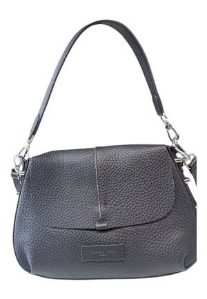 BORSA A SPALLA E TRACOLLA DONNA PELLETTERIA VENETA V25513 NERO