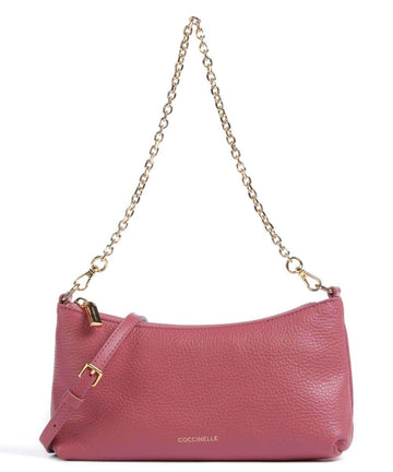 COCCINELLE MINI AURA SHOULDER BAG E5QH0550101 ROSEWOOD 