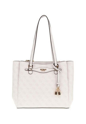 BORSA A SPALLA GUESS KATYA SG965223 WHITE LOGO