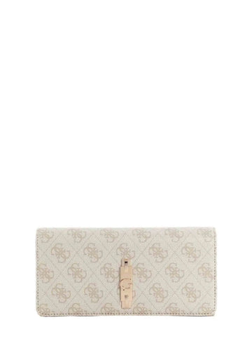 PORTAFOGLIO DONNA CON PATTA GUESS YVONNE LOGO SG2378155 STONE