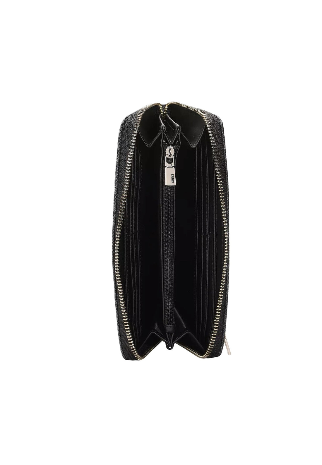 PORTAFOGLIO DONNA ZIP AROUND GUESS BRENTON LG9648146 COAL LOGO