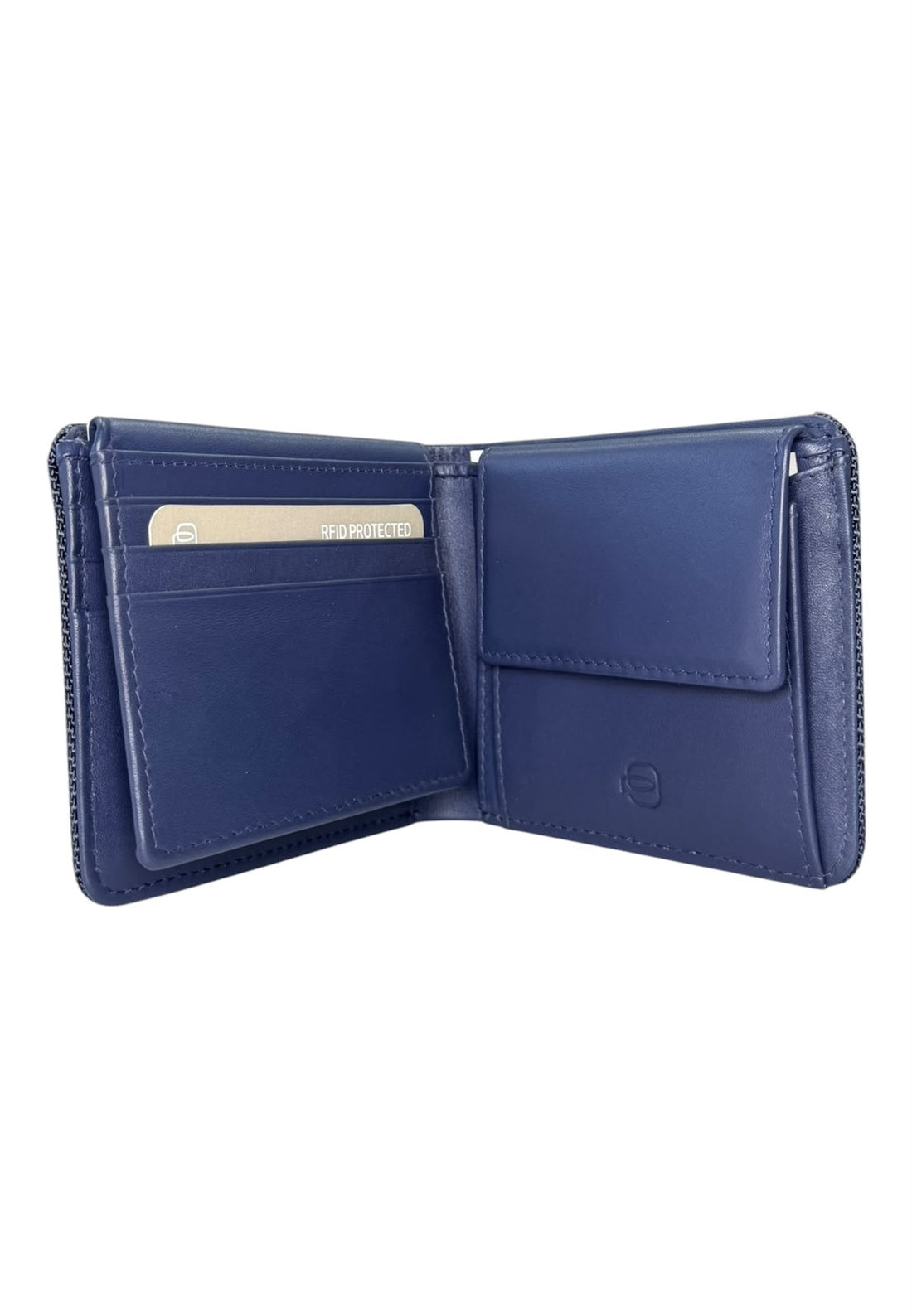 PORTAFOGLIO PIQUADRO PICCOLO COMPLETO PU4518S143R BLU