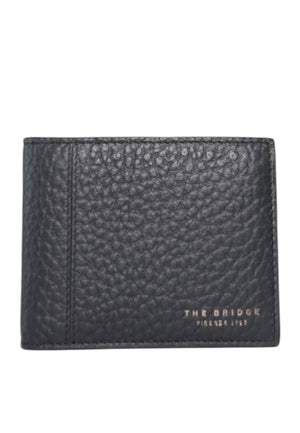 PORTAFOGLIO UOMO THE BRIDGE PICCOLO SENZA MONETE 013536QQ 7R NERO