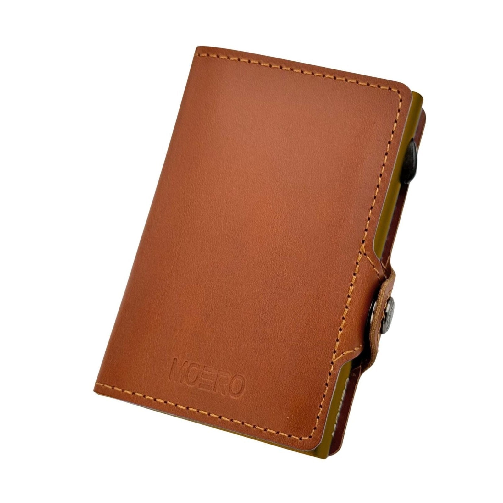 PORTAFOGLIO MOERO PRESTIGE CON ZIP MARRONE CON SCOCCA MARRONE