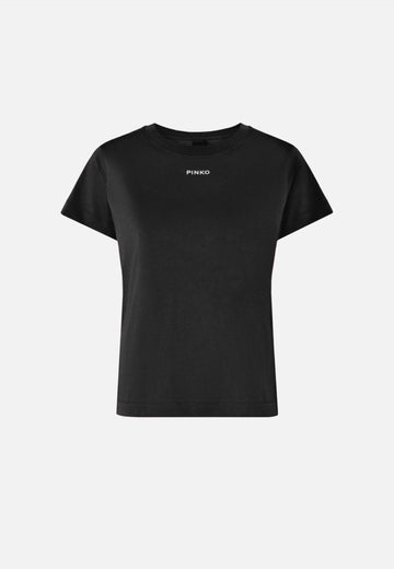 MAGLIA T-SHIRT DONNA PINKO 100373 A34F Z99 NERO