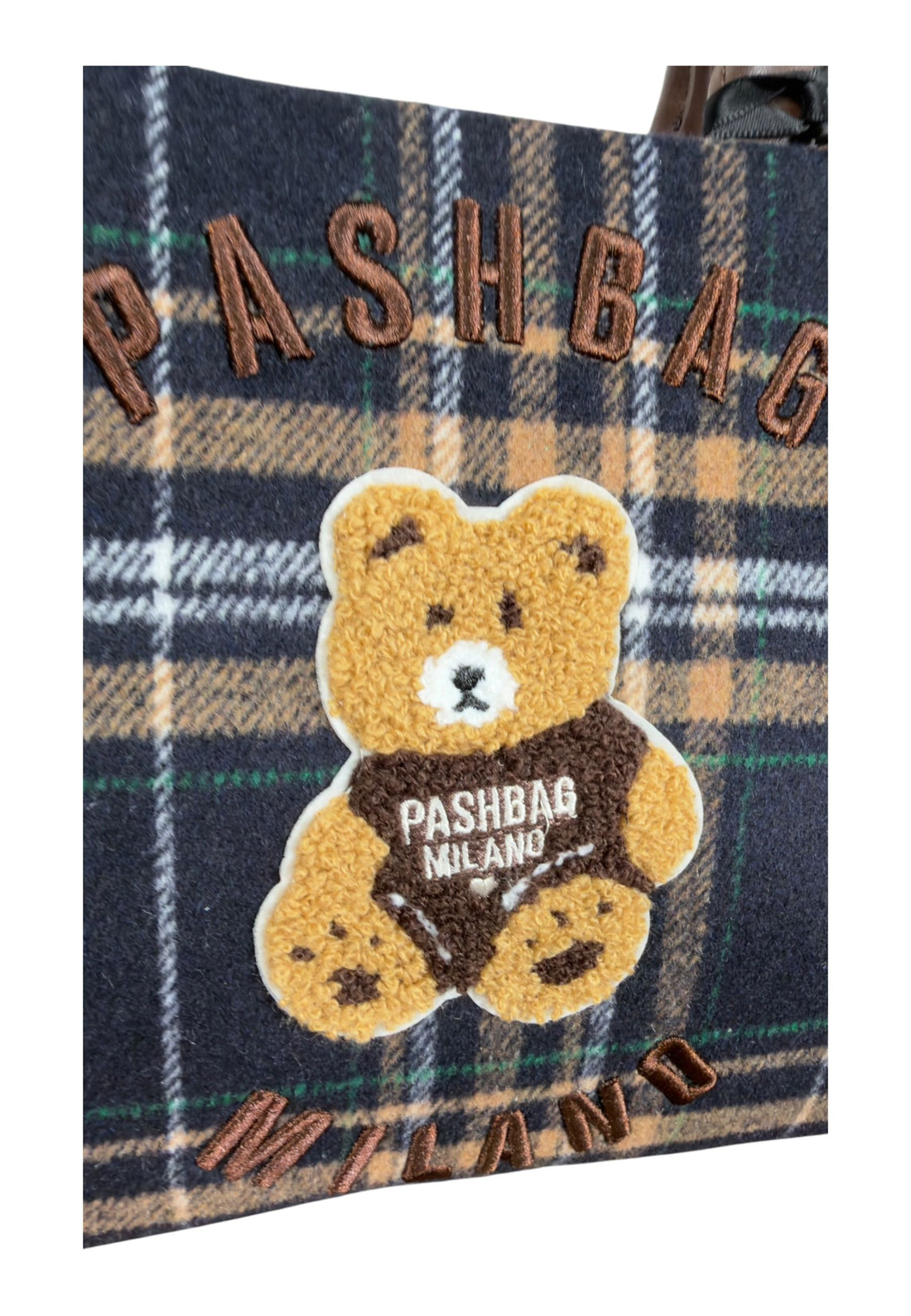 BORSA A MANO E TRACOLLA PASHBAG MARGE 20156 SHEPHERD YARD NAVY