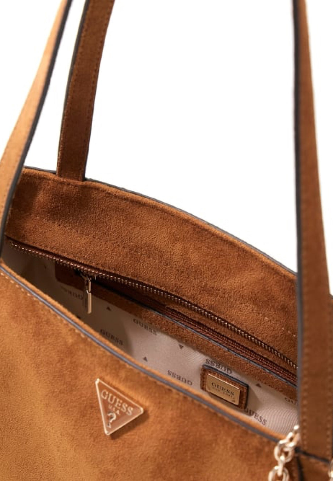 BORSA A SPALLA DONNA GUESS DEVON SG974518 COGNAC
