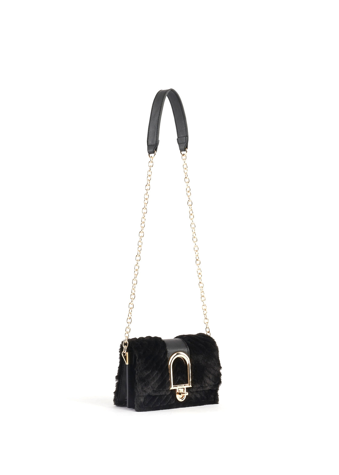 BORSA TRACOLLINA MINI GAUDì ELEONORA FUR V3AI-11319 NERO