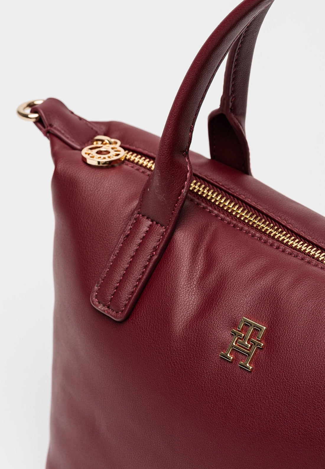 BORSA  A MANO E TRACOLLA  DONNA TOMMY HILFIGER AW0AW17708 VLP BORDEAUX