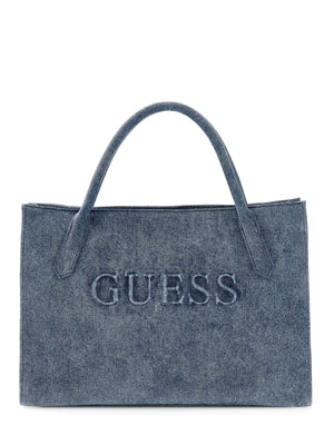 BORSA A MANO E TRACOLLA DONNA GUESS JODI DG976922 DENIM